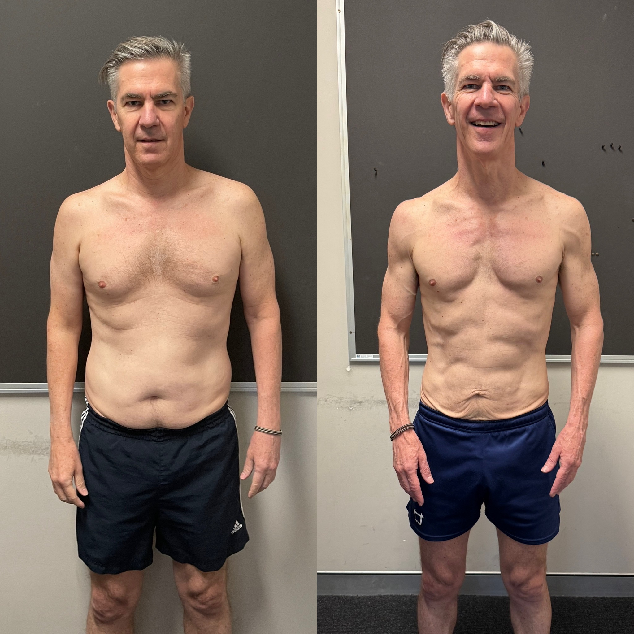 Duncan before and after transformation