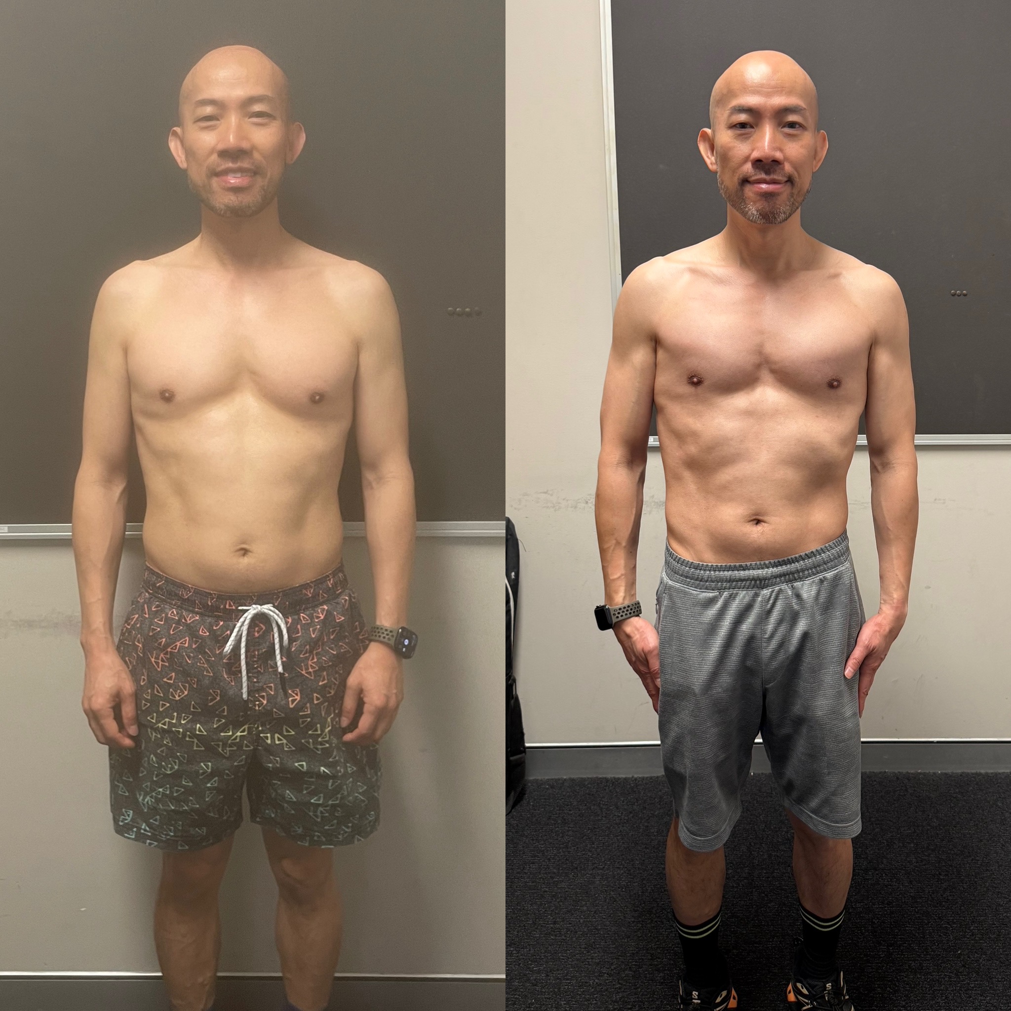 Kian before and after front transformation